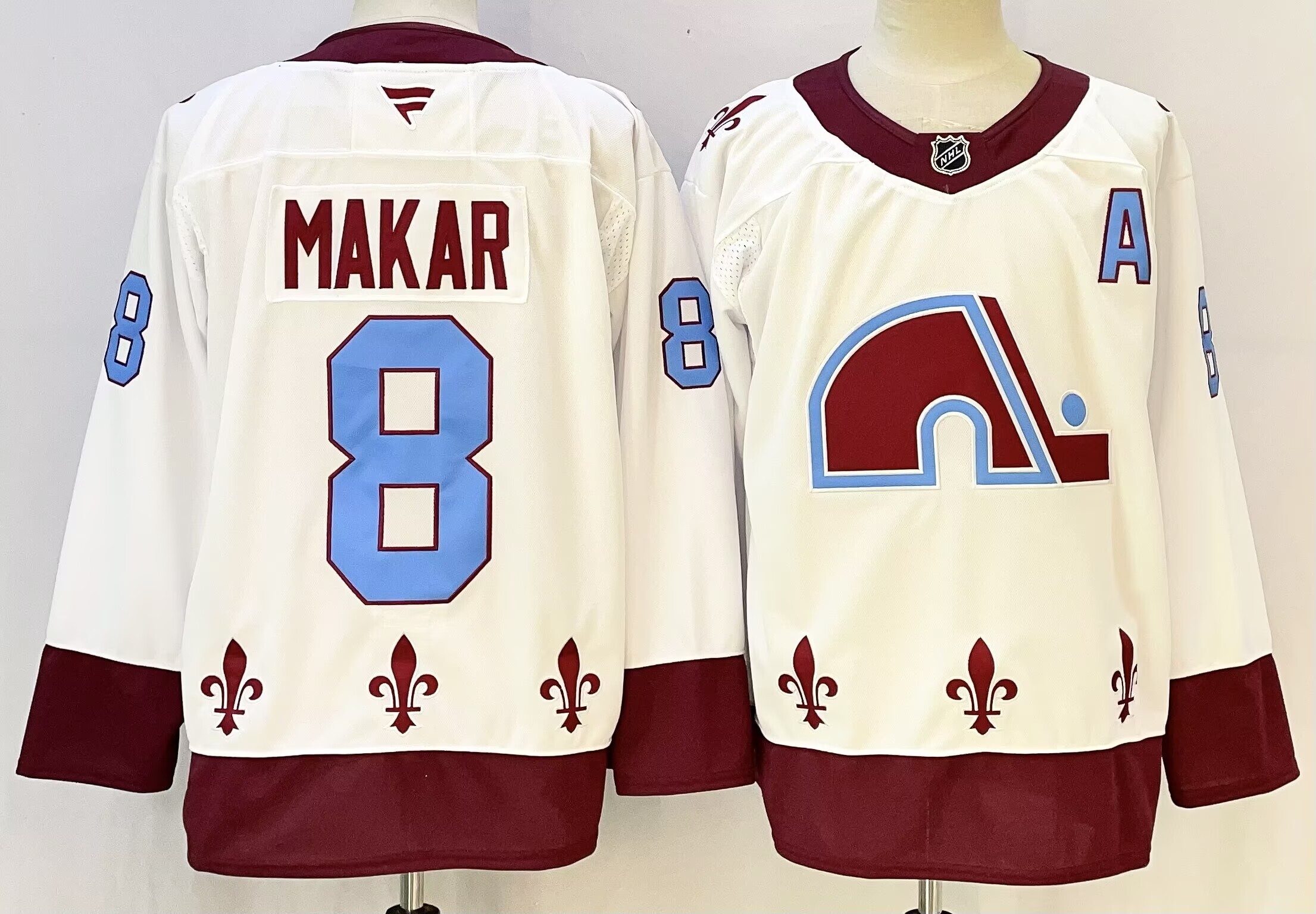Men 2026 Colorado Avalanche #8 Makar white NHL Jersey style 01